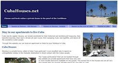 Desktop Screenshot of cubahouses.net